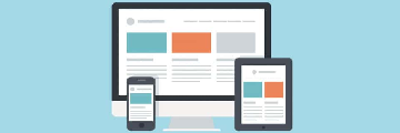 Ordenador, teléfono móvil y tablet con diseño responsive